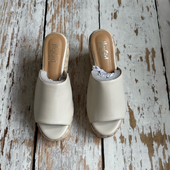 Hey Girl by Corky’s Footwear No Filter White Floral main image 1